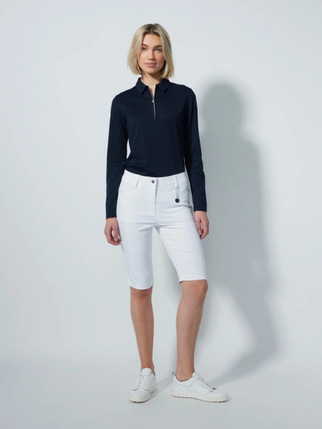 Daily Sports Lyric V2 Bermuda Shorts 60cm - White i gruppen Golfklder / Golfklder Dam / Shorts/Kjolar hos Tee Two Green AB (1000314-100)