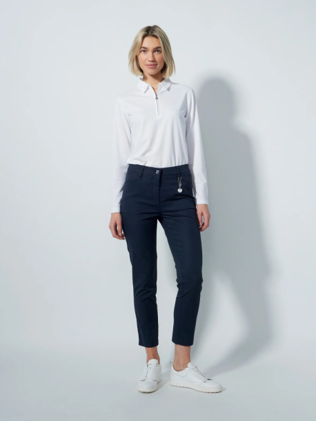 Daily Sports Lyric V2 Cropped 74cm - Navy i gruppen Golfklder / Golfklder Dam / Byxor hos Tee Two Green AB (1000316-590)