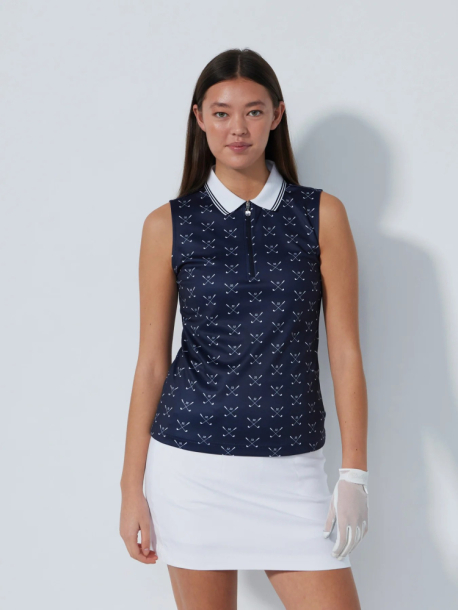 Daily Sports Clubs SL Polo Shirt - Clubs Navy i gruppen Golfklder / Golfklder Dam / Piktrjor hos Tee Two Green AB (1000427-168)