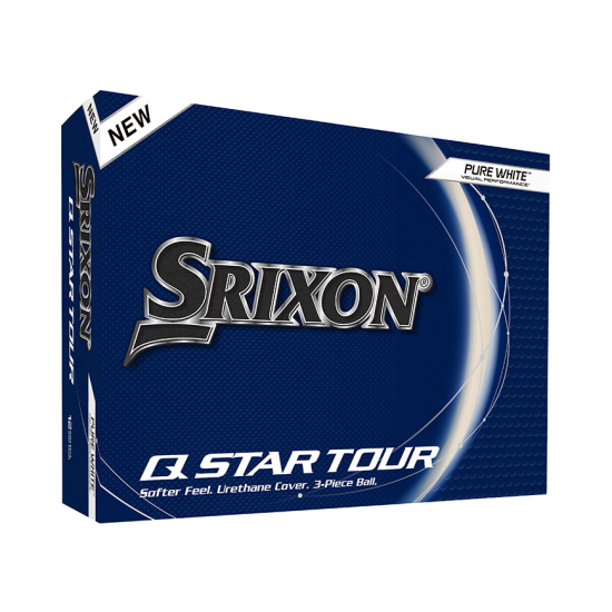 Srixon Q-Star Tour 2024 - White med personligt tryck i gruppen Golfbollar / Bollar med personligt tryck hos Tee Two Green AB (10345379-PT)