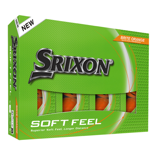 Srixon 2025 Soft Feel - Brite Orange i gruppen Golfbollar / Nya Golfbollar hos Tee Two Green AB (10352408)