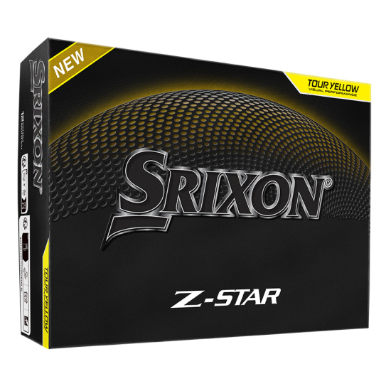 Srixon 2025 Z-Star - Tour Yellow med personligt tryck i gruppen Golfbollar / Bollar med personligt tryck hos Tee Two Green AB (10360116-PT)