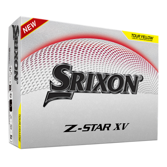 Srixon 2025 Z-Star XV - Tour Yellow med personligt tryck i gruppen Golfbollar / Bollar med personligt tryck hos Tee Two Green AB (10360123-PT)