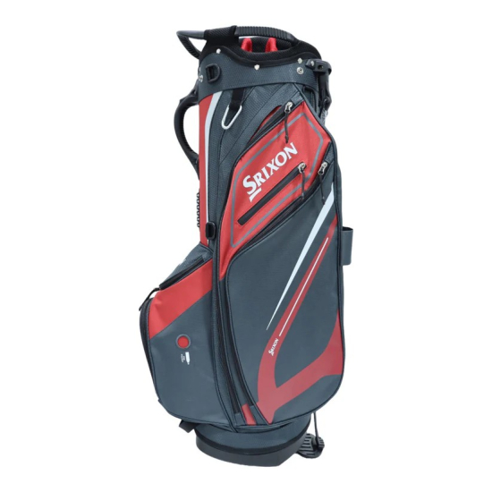 Srixon Saturday Standbag - Charcoal/Red i gruppen Golfbagar / B�rbagar hos Tee Two Green AB (12137868)