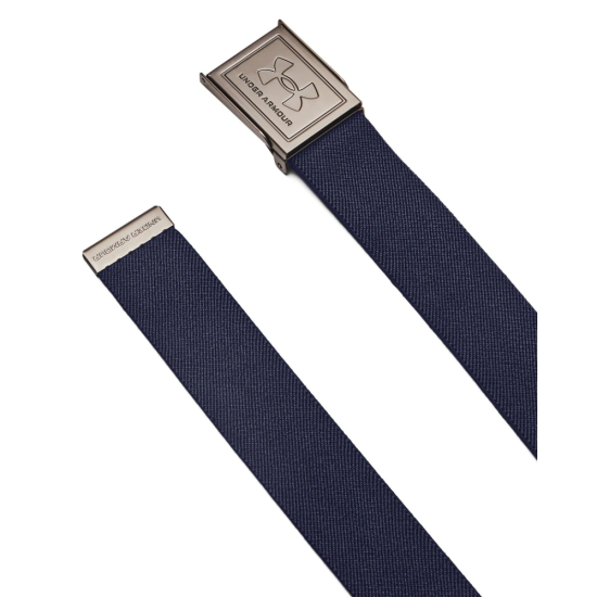 Under Armour Mens Stretch Webbing Golf Belt - Midnight Blue/Khaki i gruppen Golfkl�der / Strumpor/B�lten hos Tee Two Green AB (1383935-410)