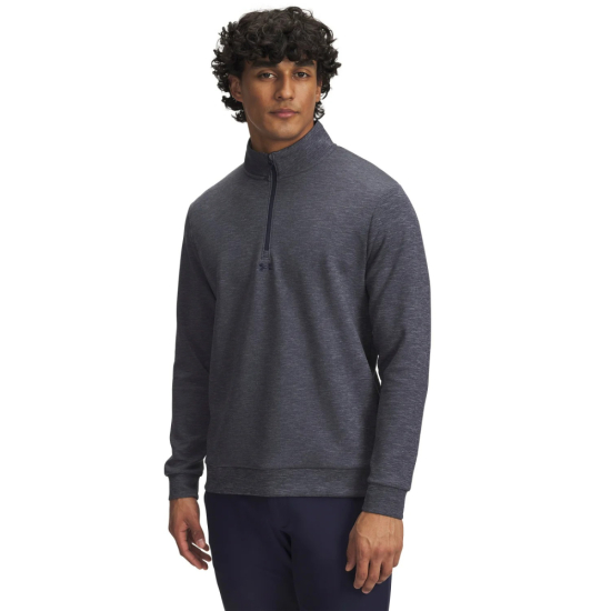 Under Armour Mens Drive Midlayer 1/4-Zip - Midnight Navy i gruppen Golfkl�der / Golfkl�der Herr / Tr�jor hos Tee Two Green AB (1387124-410)