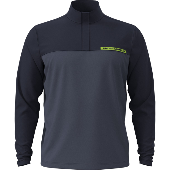 Under Armour Mens T2G 1/4-Zip - Midnight NavyDownpour Gray i gruppen Golfklder / Golfklder Herr / Trjor hos Tee Two Green AB (1389878-411)