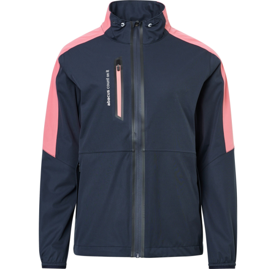 Abacus Lds Bounce Rain Jacket - Navy/Lipstick i gruppen Golfklder / Golfklder Dam / Regnklder hos Tee Two Green AB (2080-325)