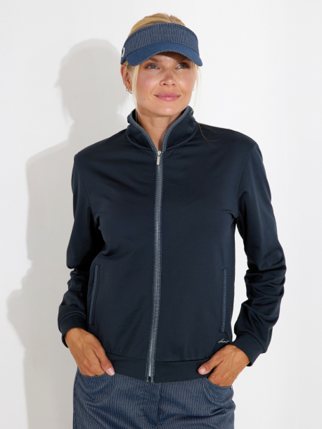 Abacus Lds Bovey Midlayer Jacket - Navy i gruppen Golfkl�der / Golfkl�der Dam / Jackor/V�star hos Tee Two Green AB (2429-300)