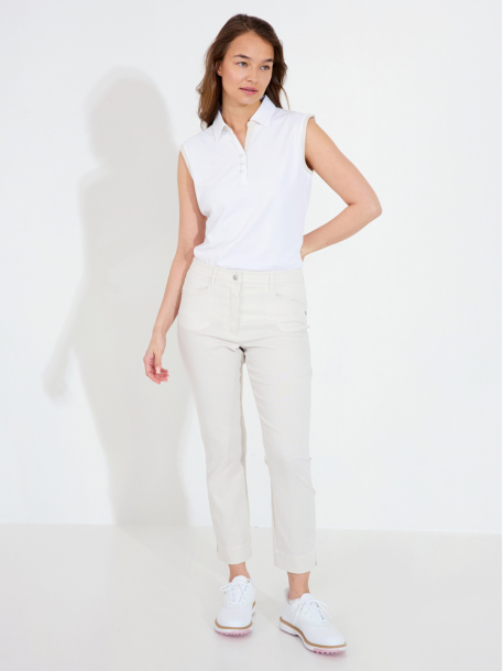 Abacus Lds Bovey 7/8 Trousers - Light Sand i gruppen Golfkl�der / Golfkl�der Dam / Byxor hos Tee Two Green AB (2825-172)