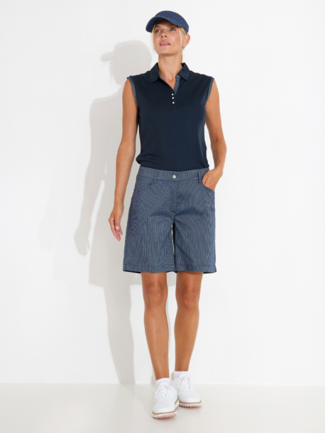 Abacus Lds Bovey Shorts - Navy i gruppen Golfkl�der / Golfkl�der Dam / Shorts/Kjolar hos Tee Two Green AB (2836-300)