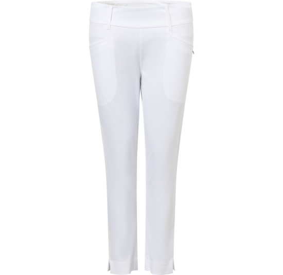 Abacus Lds Elite 7/8 Trousers Mid Waist - White i gruppen Golfklder / Golfklder Dam / Byxor hos Tee Two Green AB (2975-100)