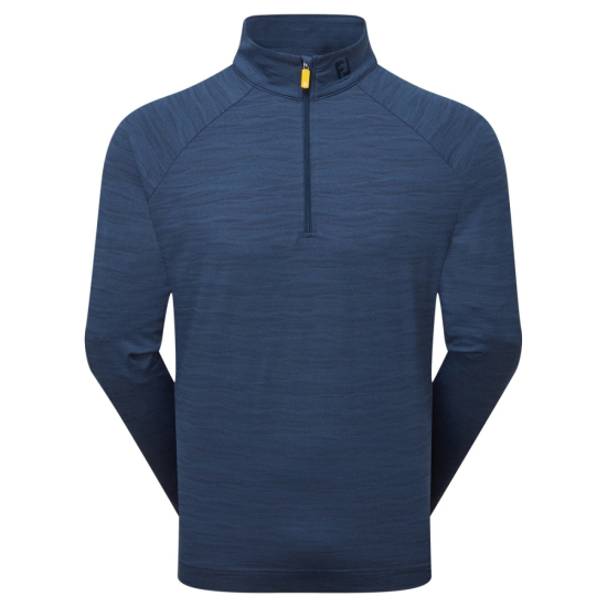 Footjoy Mens Wave Jacquard Chill-Out - Navy i gruppen Golfklder / Golfklder Herr / Trjor hos Tee Two Green AB (34104)