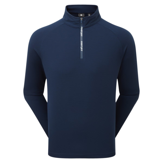 Footjoy Mens Wordmark Chill Out - Navy/White i gruppen Golfkl�der / Golfkl�der Herr / Tr�jor hos Tee Two Green AB (39356)