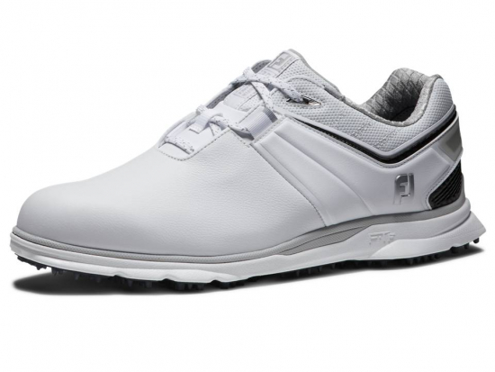 Footjoy Mens Pro SL Carbon Wide - White/Black i gruppen Golfskor / Golfskor Herr hos Tee Two Green AB (53079)