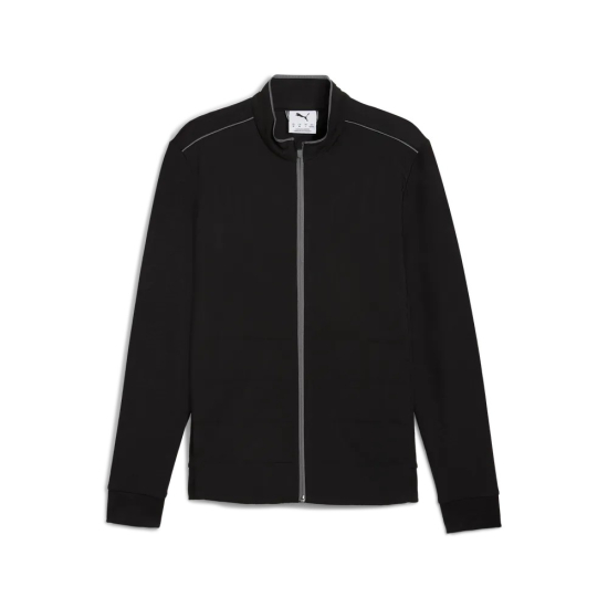 Puma Mens Cloudspun Fleece Hybrid Jacket - Black i gruppen Golfkl�der / Golfkl�der Herr / Jackor/V�star hos Tee Two Green AB (633025-01)