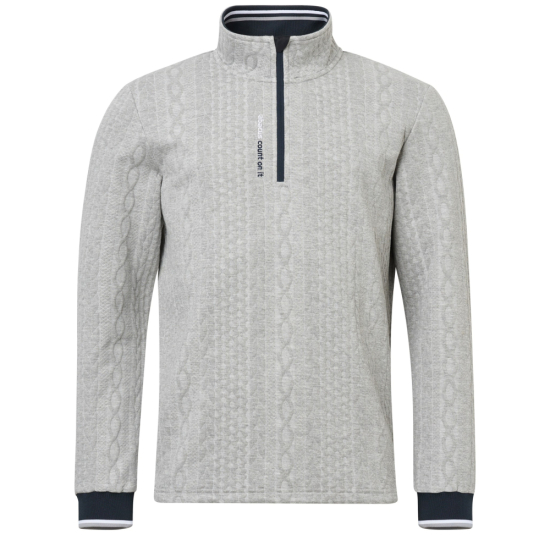 Abacus Mens Woburn Midlayer - Light Greymelange i gruppen Golfklder / Golfklder Herr / Trjor hos Tee Two Green AB (6382-702)