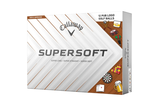 Callaway Supersoft 2025 - Pub i gruppen Golfbollar / Nya Golfbollar hos Tee Two Green AB (64193621226)
