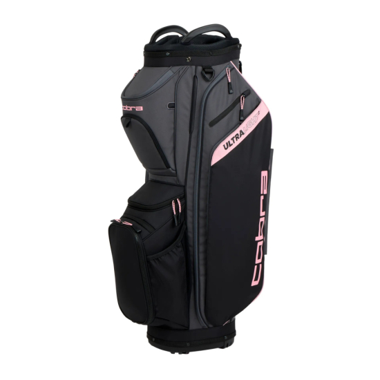Cobra Ultralight 2 Cart Bag - Black/Rose Gold i gruppen Golfbagar / Vagnbagar hos Tee Two Green AB (909909-17)