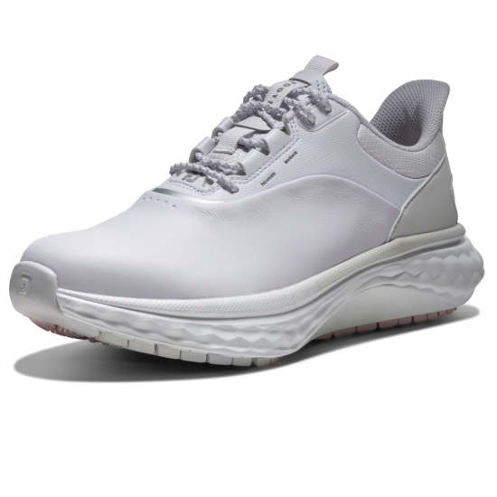 Footjoy Womens Quantum - White/Grey i gruppen Golfskor / Golfskor Dam hos Tee Two Green AB (97831M)