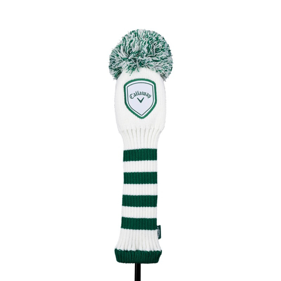 Callaway Pom Pom Driver Headcover - White/Green i gruppen Tillbeh�r  / Headcover hos Tee Two Green AB (A00519_L0021)