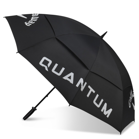 Callaway Quantum 68 Double Canopy Umbrella - Black i gruppen Tillbeh�r  / Paraply hos Tee Two Green AB (A00623_B0074)