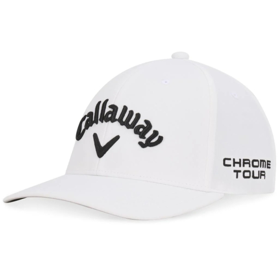 Callaway Tour Authentic Performance Pro Cap 2026 - White/Black i gruppen Golfkläder / Kepsar hos Tee Two Green AB (A00652_L0027)