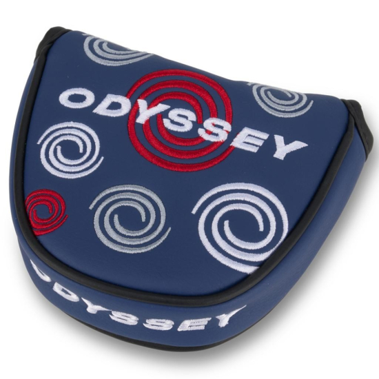 Odyssey Swirl Mallet Headcover 2026 - Navy i gruppen Tillbeh�r  / Headcover hos Tee Two Green AB (A80058_C0408)