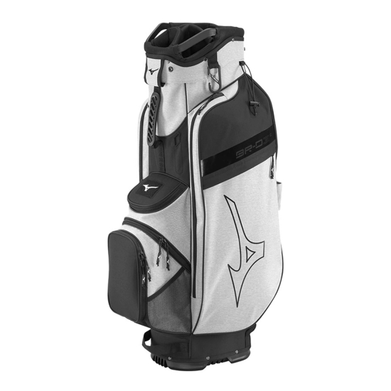 Mizuno BR-D3 Cartbag - Heathered Grey i gruppen Golfbagar / Vagnbagar hos Tee Two Green AB (BRD3C23-05)