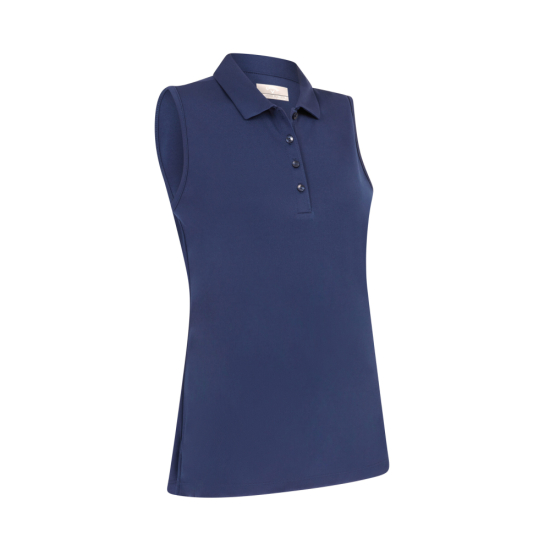Callaway Womens Tournament SL Polo - Peacoat i gruppen Golfklder / Golfklder Dam / Piktrjor hos Tee Two Green AB (CGKSE111-410)