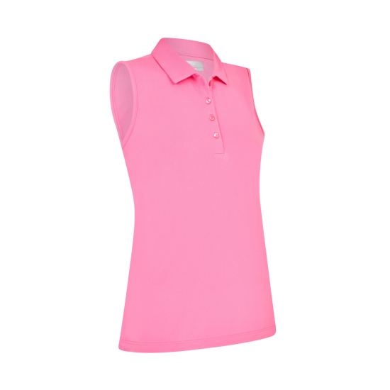Callaway Womens Tournament SL Polo - Cheeky Pink i gruppen Golfklder / Golfklder Dam / Piktrjor hos Tee Two Green AB (CGKSE111-674)