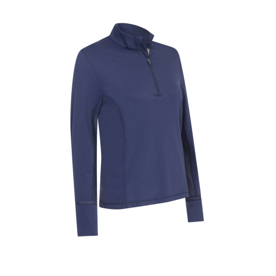 Callaway Womens Colourblock Sun Protection Top - Peacoat i gruppen Golfklder / Golfklder Dam / Piktrjor hos Tee Two Green AB (CGKSF800-410)