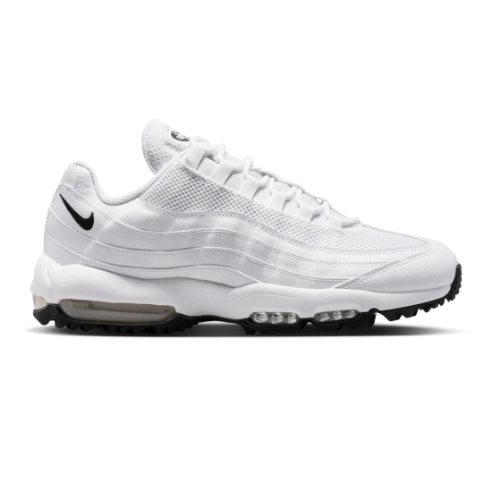 Nike Mens Air Max 95 G - White/Black/Lt Graphite i gruppen Golfskor / Golfskor Herr hos Tee Two Green AB (HV4696-100)