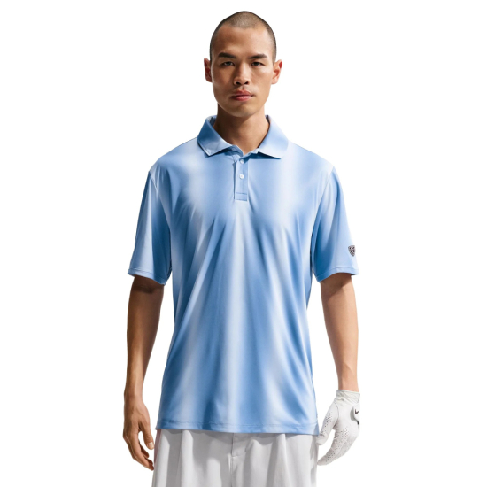 Nike Mens Dri-Fit Par 5 Ombre Polo Shirt - Light Blue i gruppen Golfkl�der / Golfkl�der Herr / Pik�tr�jor hos Tee Two Green AB (II4171-085)