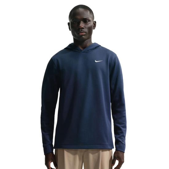 Nike Mens Thermal-Fit Velocity Hoodie - College Navy i gruppen Golfkl�der / Golfkl�der Herr / Tr�jor hos Tee Two Green AB (IU2627-419)