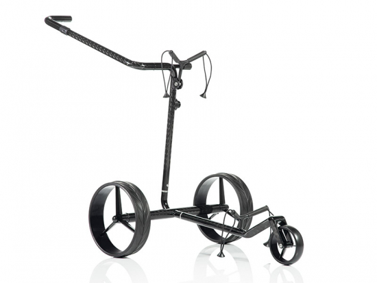 Jucad Carbon Travel 2.0 - Black i gruppen Golfvagnar / Elektriska Golfvagnar hos Tee Two Green AB (JCT2-SH)