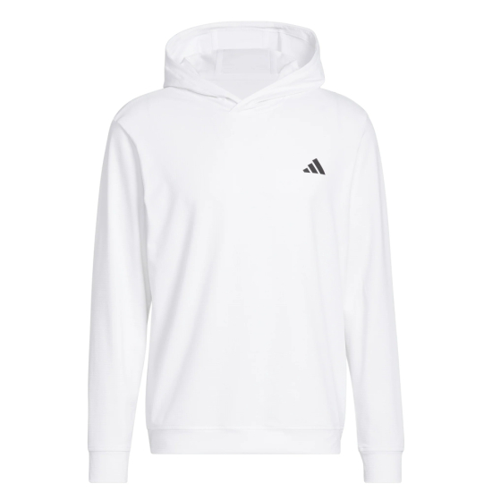 Adidas Mens Ultimate365 Elevate Hoodie - White i gruppen Golfkl�der / Golfkl�der Herr / Tr�jor hos Tee Two Green AB (JF4925)