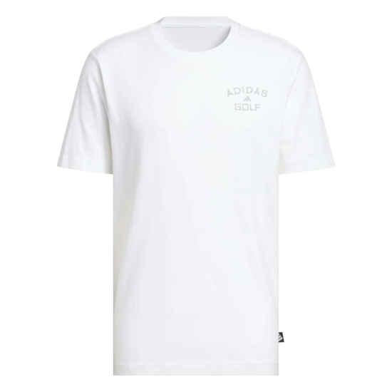 Adidas Mens Chip T - White i gruppen Golfkl�der / Golfkl�der Herr / Pik�tr�jor hos Tee Two Green AB (KB2416)