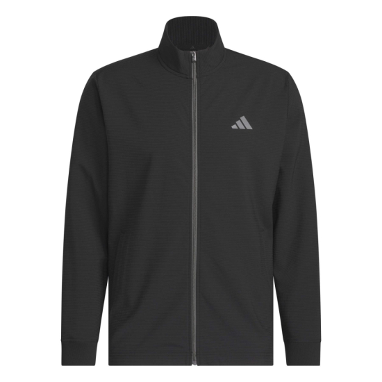 Adidas Mens Ultimate365 Textured Wind Jacket - Black i gruppen Golfkläder / Golfkläder Herr / Jackor/Västar hos Tee Two Green AB (KB6796)