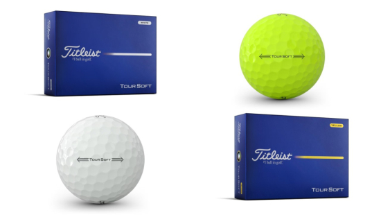 Titleist Tour Soft 2026 Logobollar i gruppen Golfbollar / Logobollar hos Tee Two Green AB (LB-TSO)