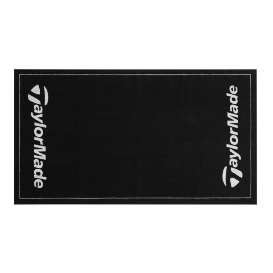Taylormade Tour Towel - Black i gruppen Tillbeh�r  / Handdukar hos Tee Two Green AB (M2392501)