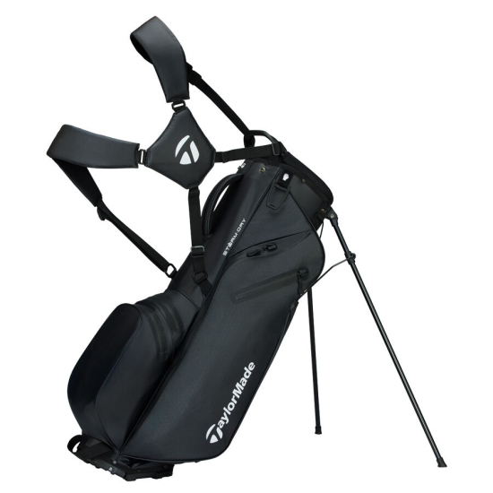Taylormade Storm Dry Standbag 2026 - Black i gruppen Golfbagar / B�rbagar hos Tee Two Green AB (M2396001)