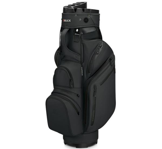 Big Max Dri Lite Silencio Prime Cartbag - Black i gruppen Golfbagar / Vagnbagar hos Tee Two Green AB (MX-B25.12.01.01)