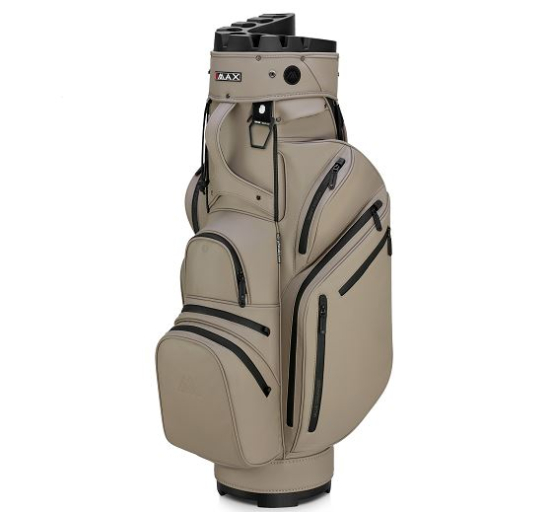 Big Max Dri Lite Silencio Prime Cartbag - Taupe i gruppen Golfbagar / Vagnbagar hos Tee Two Green AB (MX-B25.12.22.22)