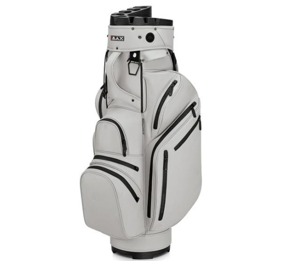 Big Max Dri Lite Silencio Prime Cartbag - Off White i gruppen Golfbagar / Vagnbagar hos Tee Two Green AB (MX-B25.12.23.23)