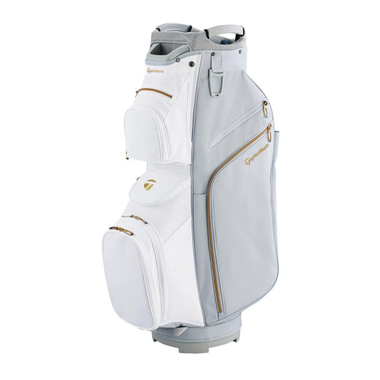 Taylormade Kalea Gold Cartbag - Gray/White i gruppen Golfbagar / Vagnbagar hos Tee Two Green AB (N3811701)