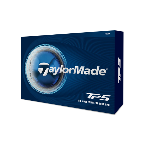 Taylormade TP5 2026 - White i gruppen Golfbollar / Nya Golfbollar hos Tee Two Green AB (N7663901)