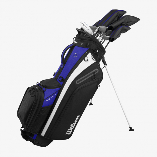 Wilson Mens Playerfit Complete Set St�l i gruppen Golfklubbor / Nyb�rjarset hos Tee Two Green AB (PFST)
