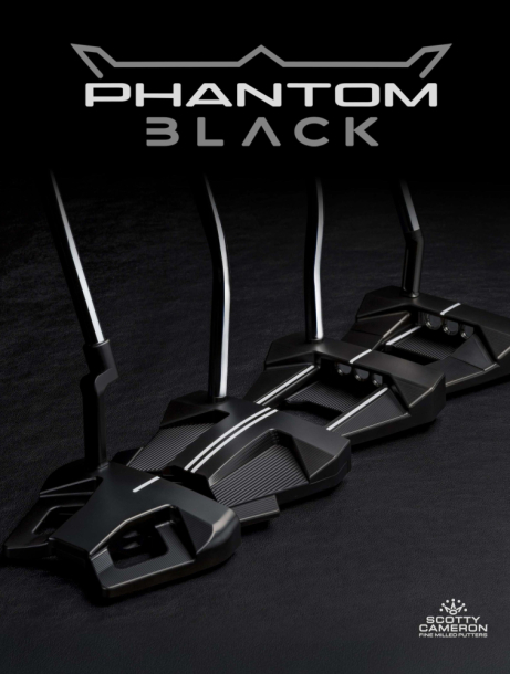 Scotty Cameron 2025 Phantom Black Limited Edition Putters - Leverans frn 25 juli! i gruppen Golfklubbor / Putter hos Tee Two Green AB (SC2025-PB)