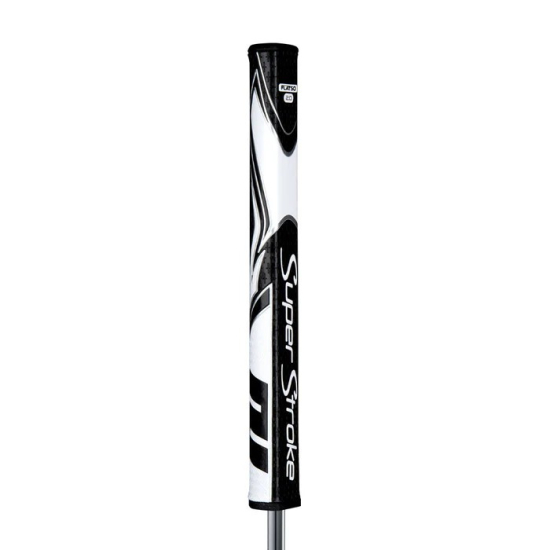 SuperStroke Zenergy Flatso 2.0 - Black/White i gruppen Tillbeh�r  / Golfgrepp hos Tee Two Green AB (SS-080501)